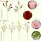 6 Pcs Artificial Wildflowers – Tulips & Daisies Faux Silk Flowers for Spring Weddings, Parties, Valentine’s, Easter, Home Décor & Table Centerpieces